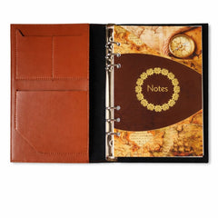 Tan Prime Executive Organiser with Ring Binder