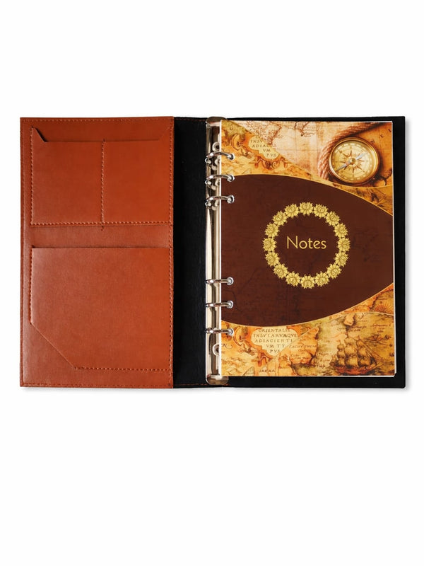 Tan Prime Executive Organiser with Ring Binder