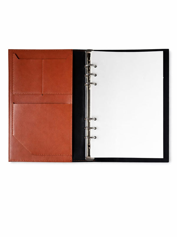 Tan Prime Executive Organiser with Ring Binder