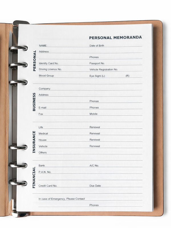 Aura Executive Diary (with Ring binder)