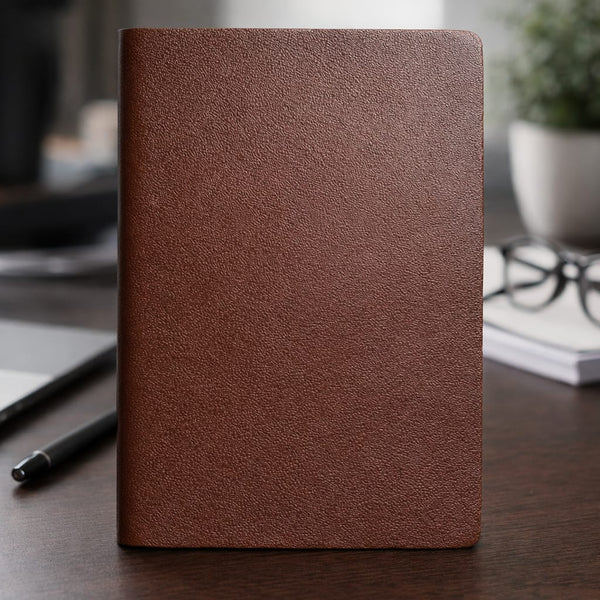 Tan Daily Diary & Notebook For Professional And Students
