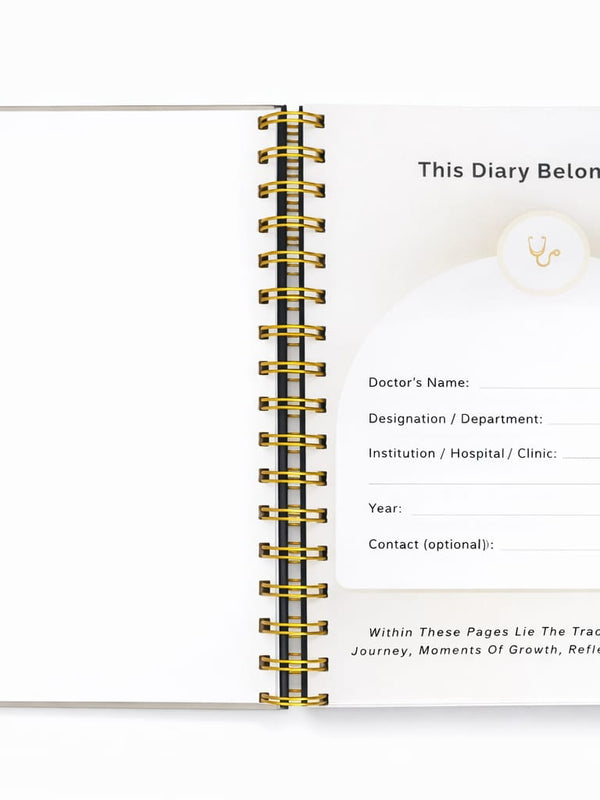White Doctors Dairy For Professional And Students