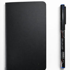 A6 Black Pocket Diary with Pen