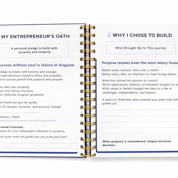 Blue Entrepreneurs Dairy For Professional And Students