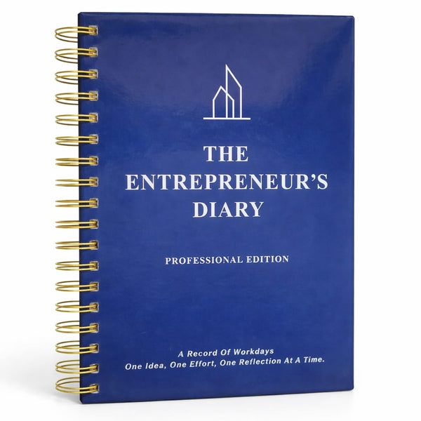 Blue Entrepreneurs Dairy For Professional And Students