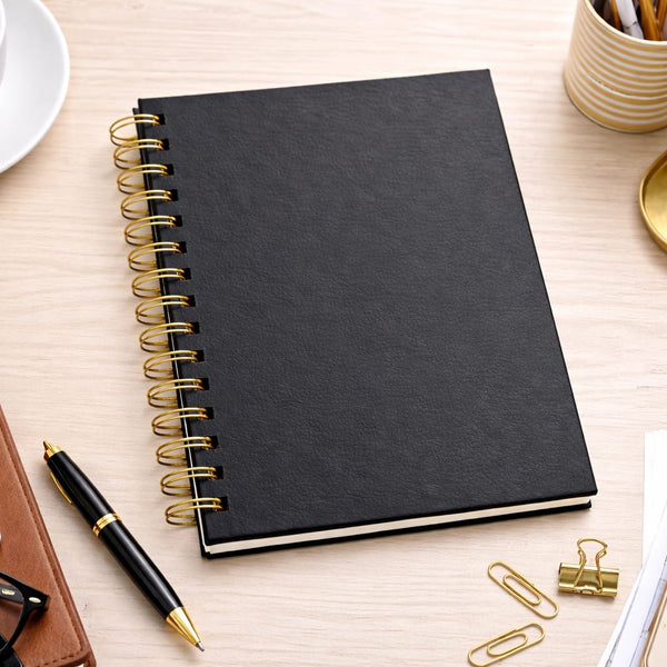 Black Diary Wiro Bound For Professional And Students