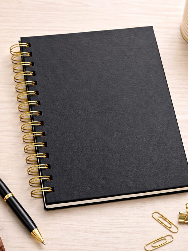 Black Diary Wiro Bound For Professional And Students