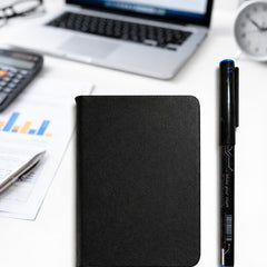 A7 Black Mini Pocket Diary with Pen