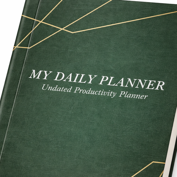 Green Daily Planner For Professional And Students
