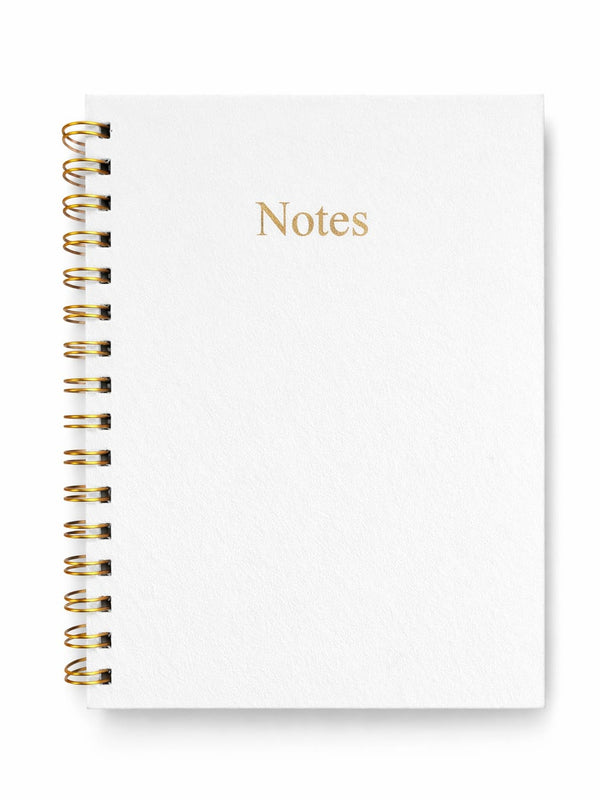 White Wiro Bound Diary for Professionals & Students