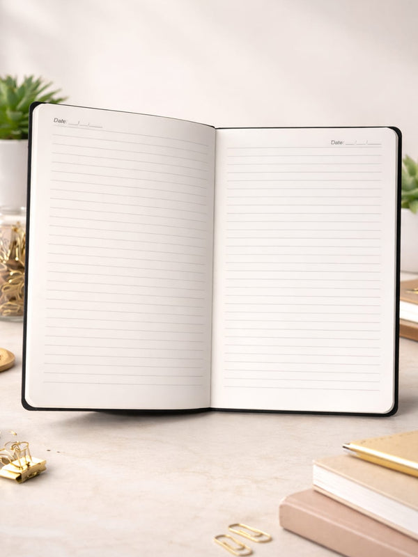 Blue Daily Diary & Notebook For Professional And Students