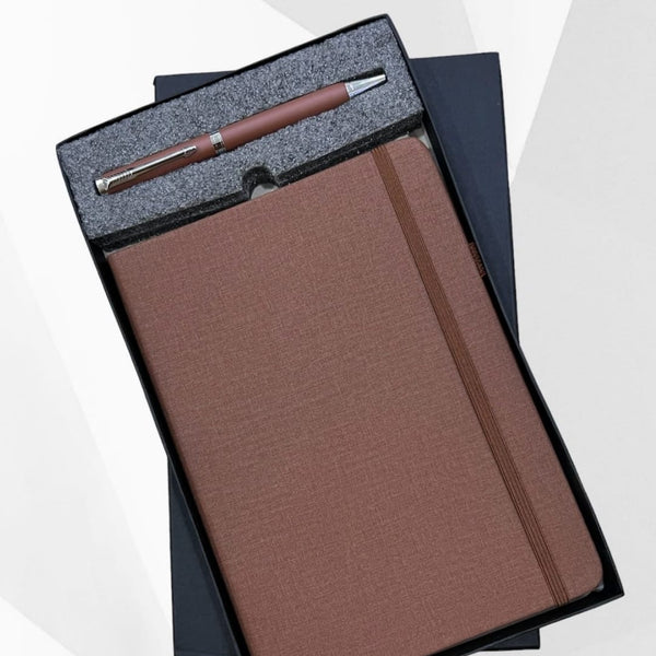 Brown Premium Gift Set For Professional And Students