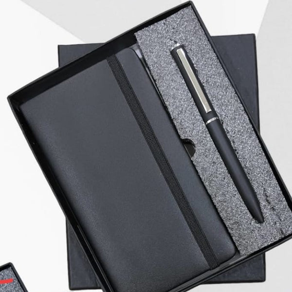 Black Premium Gift Set (Pen & diary) For Professional And Students