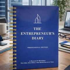 Blue Entrepreneurs Dairy For Professional And Students