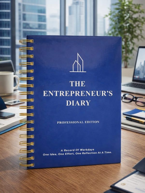 Blue Entrepreneurs Dairy For Professional And Students