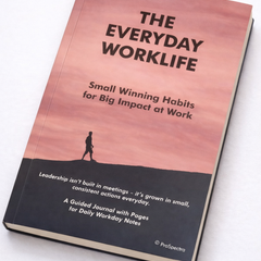 Pink And Black The Everyday Worklife Guided Journal Dairy For Professional And Students