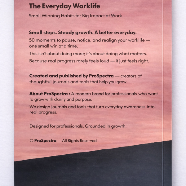 Pink And Black The Everyday Worklife Guided Journal Dairy For Professional And Students