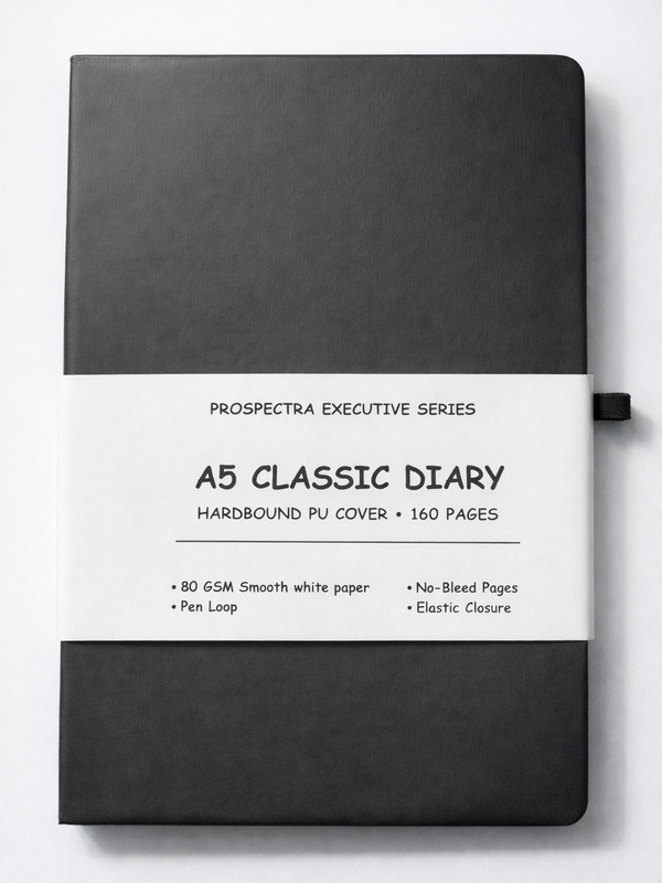 Black Executive Diary Series For Professional And Students