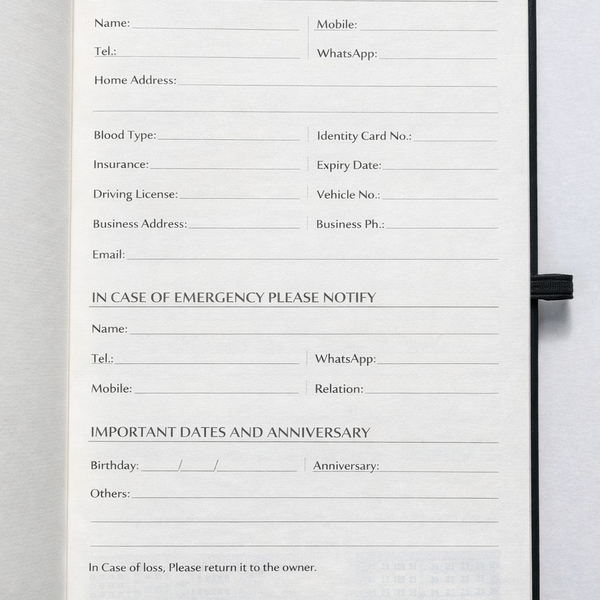 Black Executive Diary Series For Professional And Students