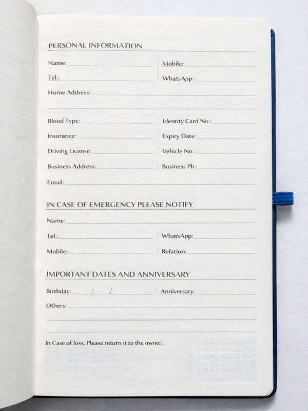 Blue Executive Diary Series For Professional And Students