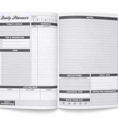 Green Daily Planner For Professional And Students