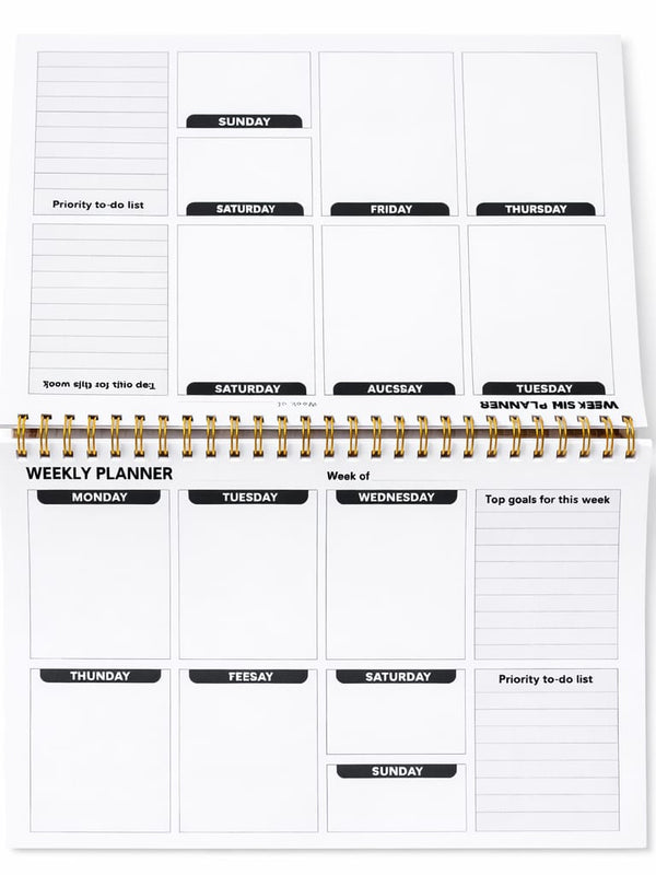 Purple Weekly Planner For Professional And Students