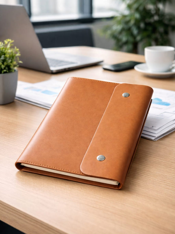 Tan Prime Executive Organiser with Ring Binder