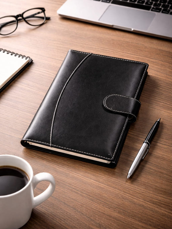 Black Prime Executive Organiser with Ring Binder