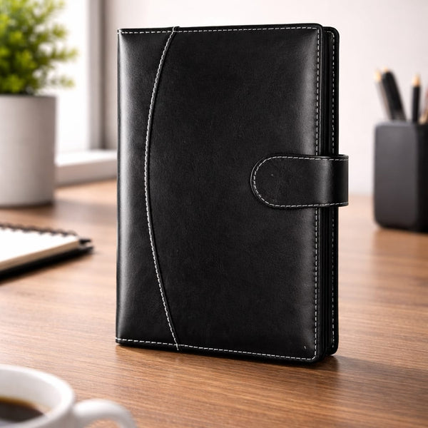 Black Prime Executive Organiser with Ring Binder