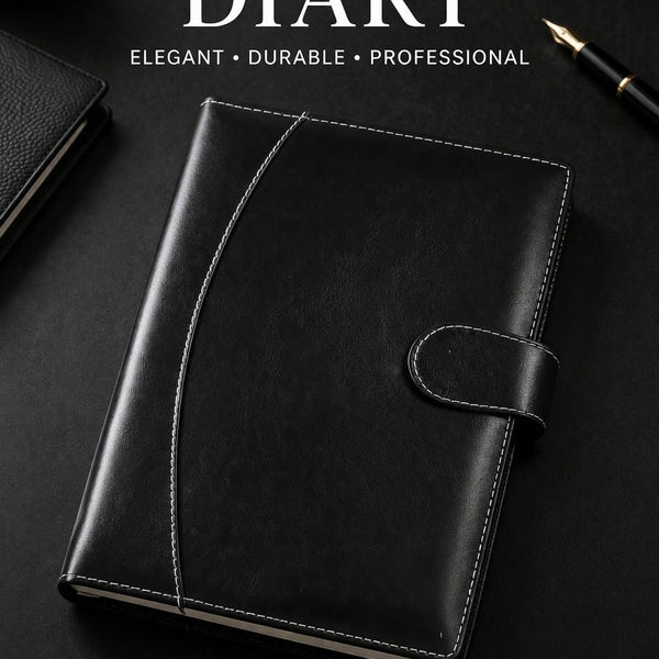 Black Prime Executive Organiser with Ring Binder