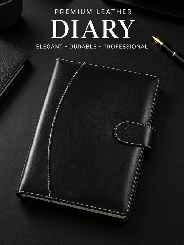 Black Prime Executive Organiser with Ring Binder