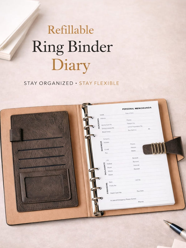 Aura Executive Diary (with Ring binder)