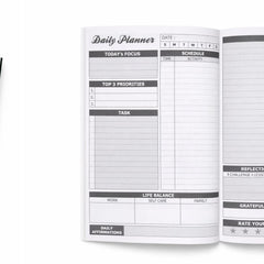 Green Daily Planner For Professional And Students