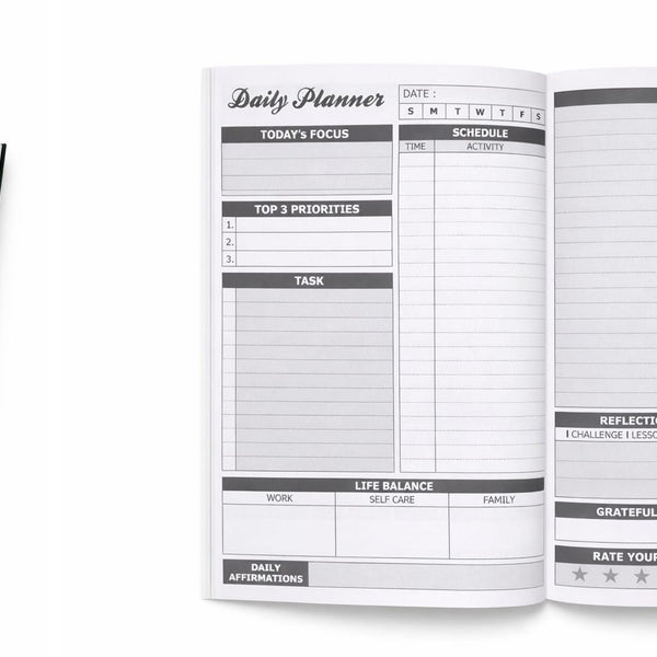 Green Daily Planner For Professional And Students