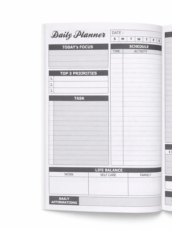 Green Daily Planner For Professional And Students
