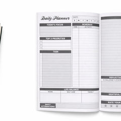 Green Daily Planner For Professional And Students
