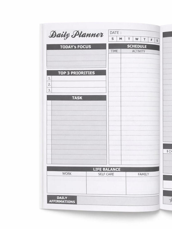 Green Daily Planner For Professional And Students